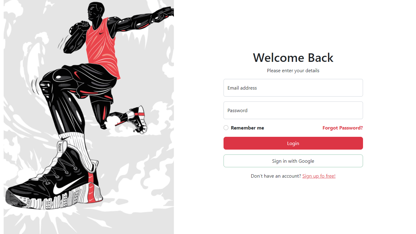 Login Page Portofolio