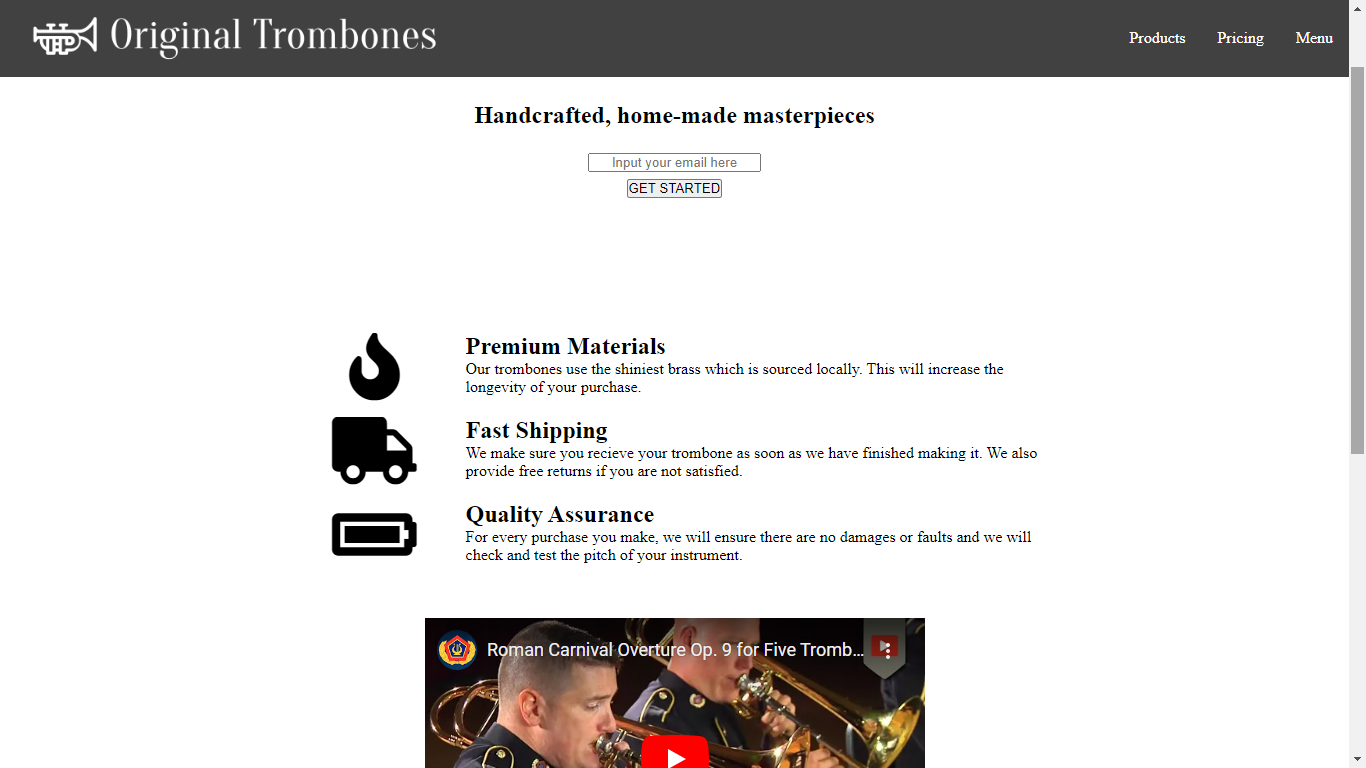 Tribute Page Portofolio